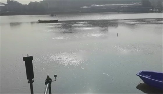 黑偉沉水風機杭州蕭山區某河道生態治理